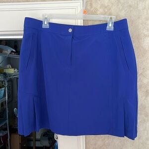 Zenergy Golf by Chico's Women's Black Athletic Mini Skort Breathable size 2